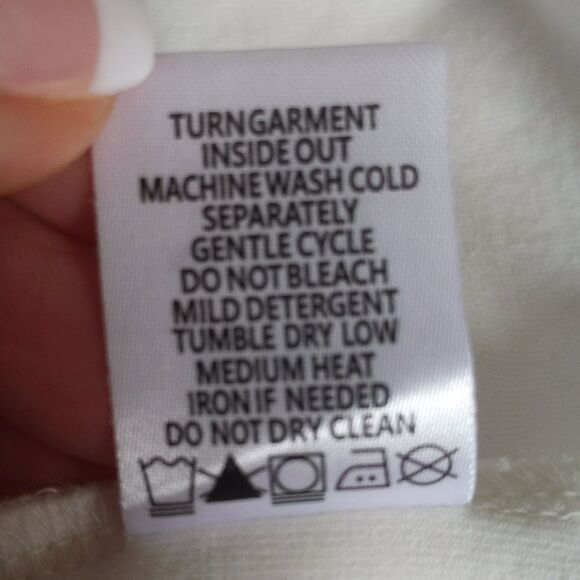 Spartina 449 FLEUR DE VIGNE HAILEY TIE HEM TOP, embroidery, S - Picture 8 of 8